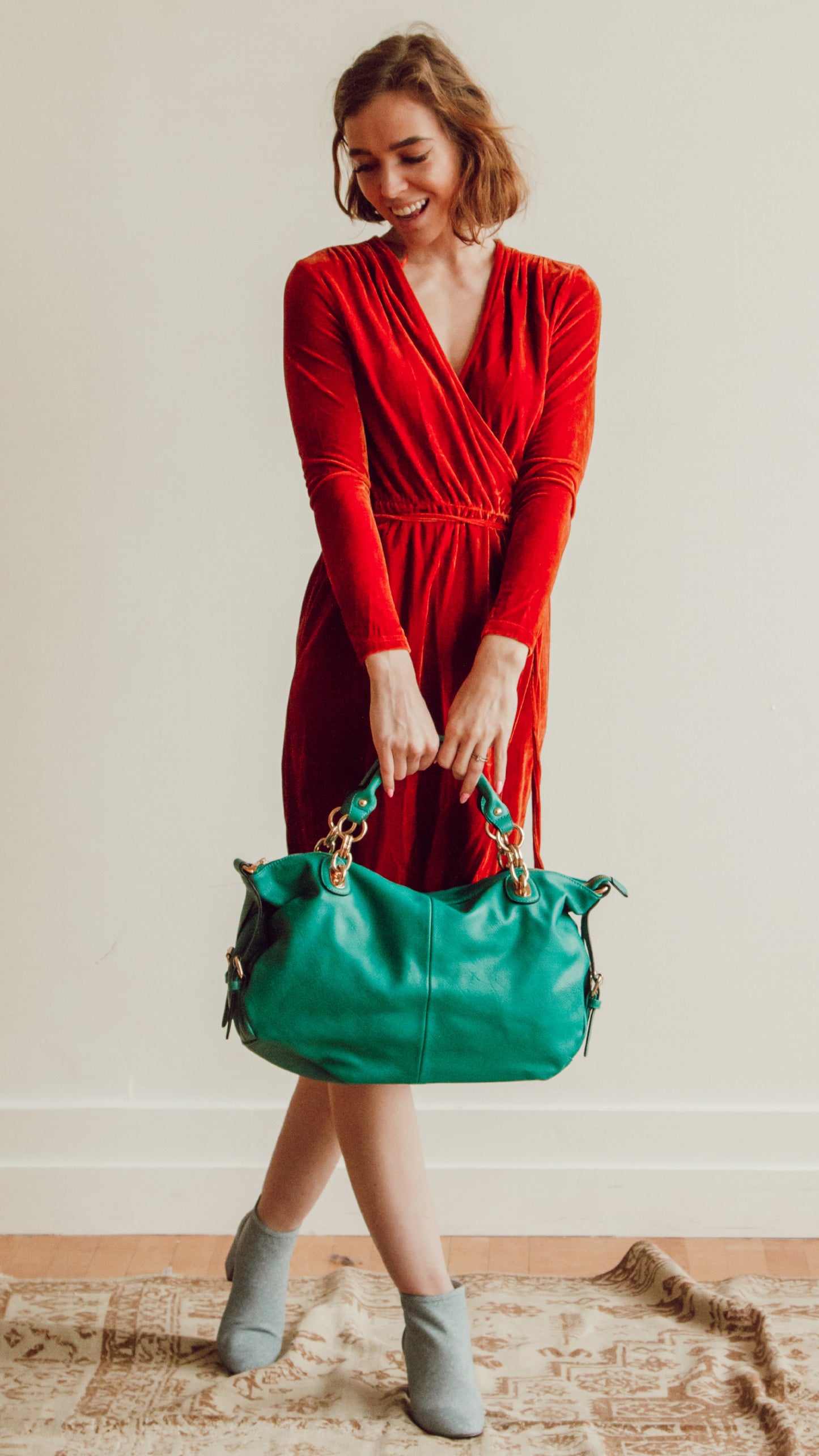 Moda Luxe 'Van' Vegan Leather Satchel Bag - lithyc.com