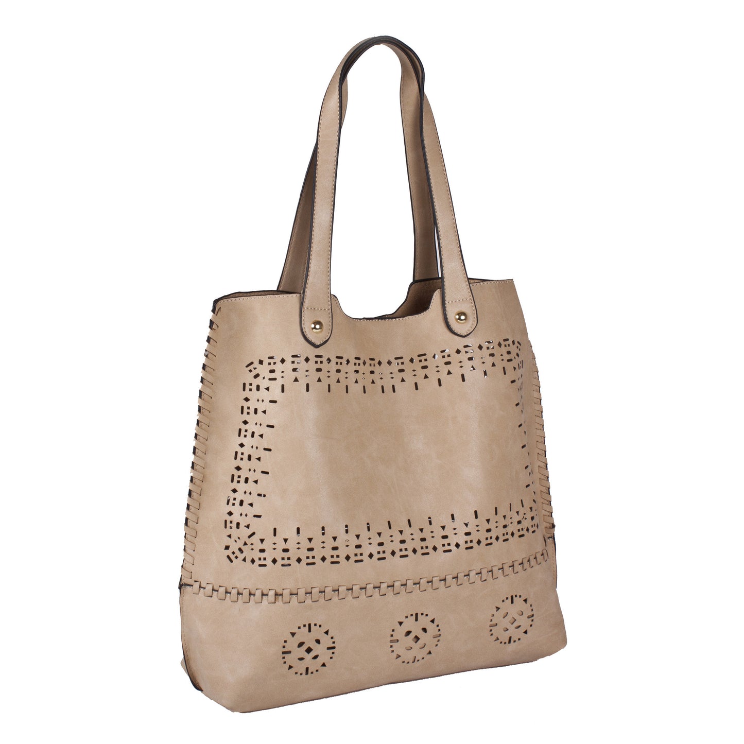 "JANETTE" 2-IN-1 TOTE Handbag by lithyc - lithyc.com