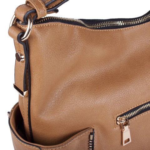 Moda Luxe 'Daytona' Leather Shoulder Bag