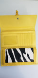 'Jolene' Zebra Striped Wallet by Lithyc