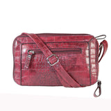 "Maxie" Croc Embossed Crossbody by Bueno