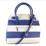 "PAIGE" STRIPED LARGE TOTE by lithyc
