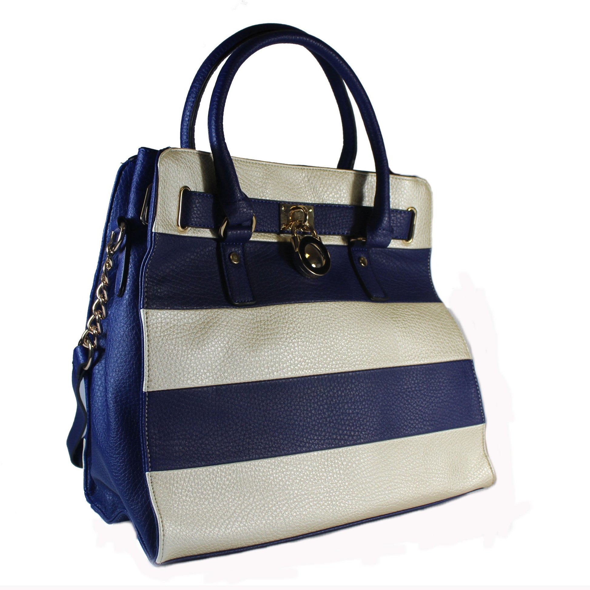 "PAIGE" STRIPED LARGE TOTE by lithyc - lithyc.com