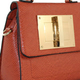 "NINA" STRUCTURED CROSSBODY TOTE by lithyc