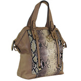 Michael Michelle "Sadie" Snake Skin Shoulder Bag