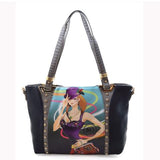 Michael Michelle 'Lizzy' Black Tote Bag For Women