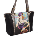 Michael Michelle 'Lizzy' Black Tote Bag For Women