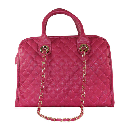 "RORY" 2-in-1 QUILTED SATCHEL BAG By LITHYC