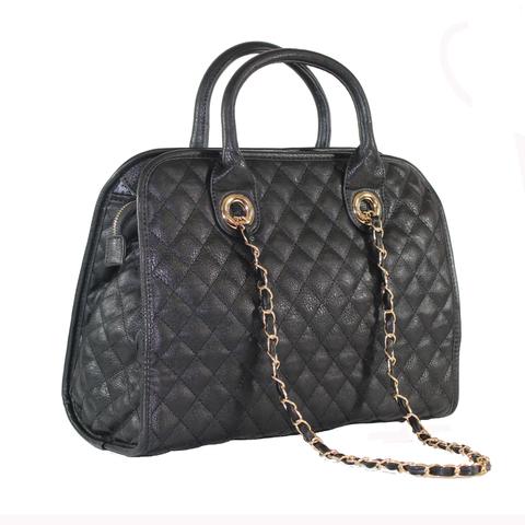 "RORY" 2-in-1 QUILTED SATCHEL BAG By LITHYC - lithyc.com